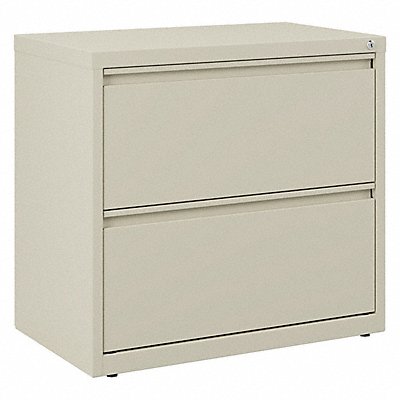 HIRSH 14970 Lateral File Cabinet 28 in H Steel