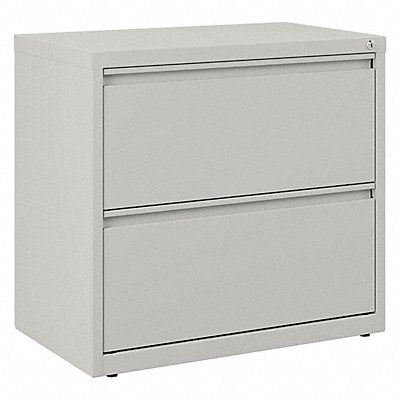 HIRSH 14972 Lateral File Cabinet 30 in W Light Grey