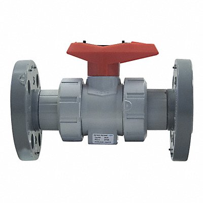 GEORG FISCHER 163546590 Manual 2-Way Ball Valve Flange CPVC