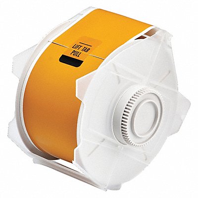 BRADY 97739 Tape Cartridge Brown/Yellow 100 ft L