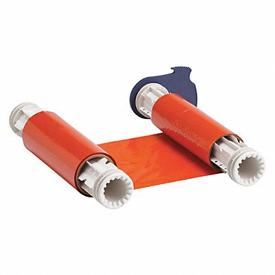 BRADY 13600 Ribbon Orange 6-1/4 in W 200 ft L