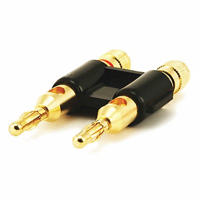MONOPRICE 2945 Banana Speaker Plugs Dual - Black