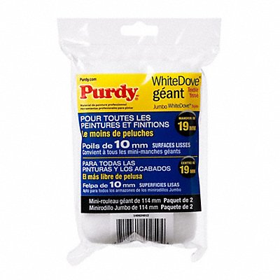 PURDY 14G624012 Mini Roller Cover 4 1/2 L 3/8 Nap PK2