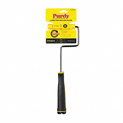 PURDY 14A770014 Paint Roller Frame 4.5  6.5 Roll L Blk