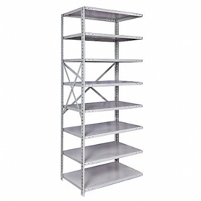 HALLOWELL A451318PLAM Metal Shelving Cap 500 lb 18inx84inx36in