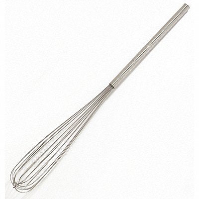 CARLISLE 40681 Whip 36 in L Silver Handle PK2