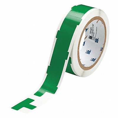 BRADY 121421 Floor Tape Green 1 1/2 inx1 in T PK545