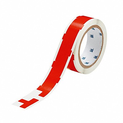 BRADY 121418 Floor Tape Red 1 1/2 inx1 in T PK545