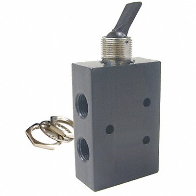 PNEUMADYNE INC FP4518SR Toggle Valve 4 Way 1/8 In NPT