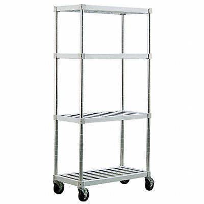 NEW AGE PM2460 Mobile Pot and Pan Rack 74 in H 60 in W