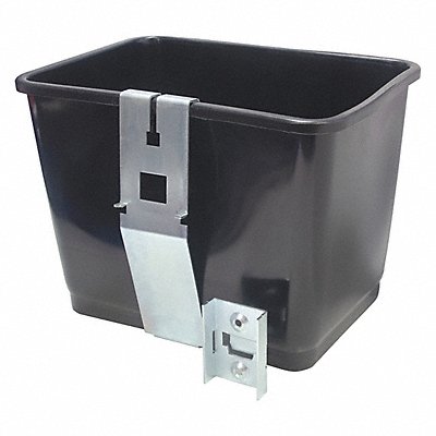 MALLORY 885 Squeegee Bucket 2 gal Black