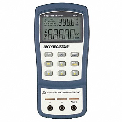 B K PRECISION 830C Handheld Capacitance Meter LCD