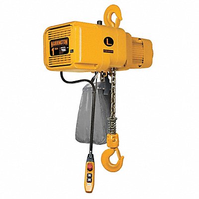 HARRINGTON NER010LD20 Electric Chain Hoist 2000 lb 20 ft.