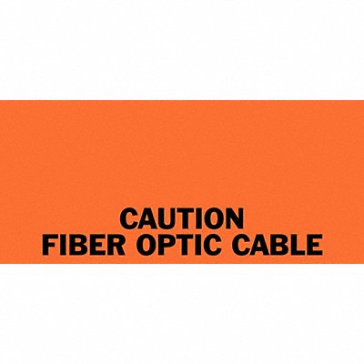 BRADY 47659 Fiber Optic Cable Labl 2 1/4 in H 5 in W