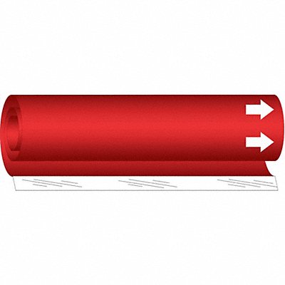 BRADY 5603I Pipe Marker 9 in H 8 in W