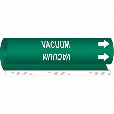 BRADY 5777II Pipe Marker Vacuum 26 in H 12 in W