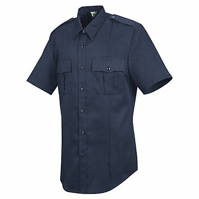 HORACE SMALL HS1224SS145 Deputy Deluxe Shirt SS Navy 14-1/2 in