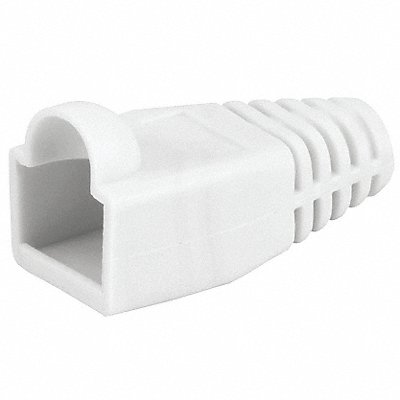 MONOPRICE 7275 Relief Boot RJ45 White PK50
