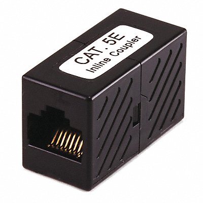 MONOPRICE 7283 CAT5E RJ45 Inline Coupler Black