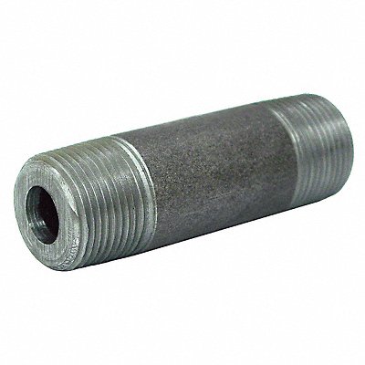 BECK 332734003 Black Pipe Nipple Threaded 2x4 In