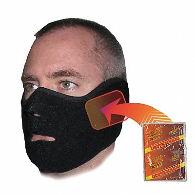 HEAT FACTORY 1781 Heated Face Mask Black Universal
