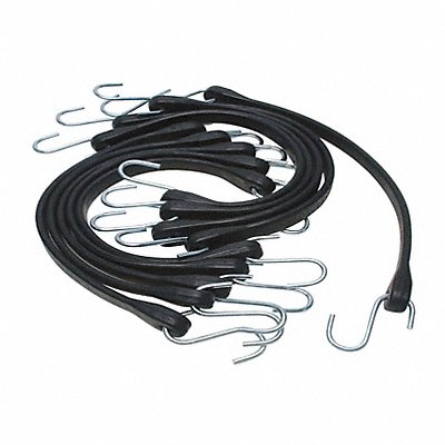GOLDLINE 635000076 S-Hook 3/4 W Black PK10