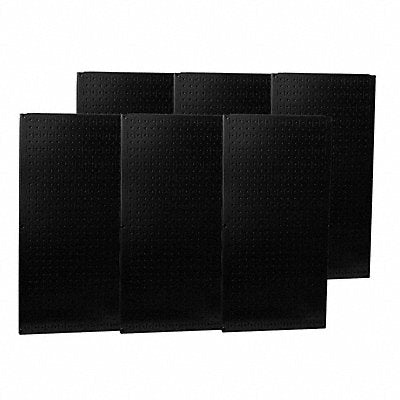 WALL CONTROL 35P3296BK G0362 Pgbrd Panel 3/4 x32 x96 in Crcl Slttd