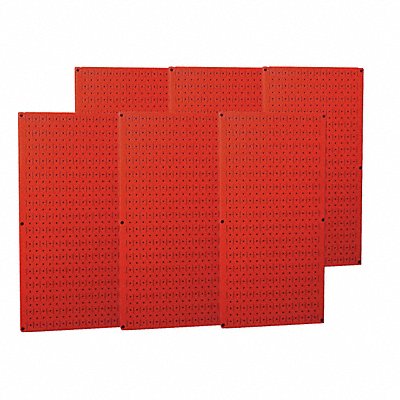 WALL CONTROL 35P3296RD G0362 Pgbrd Panel 3/4 x32 x96 in Crcl Slttd