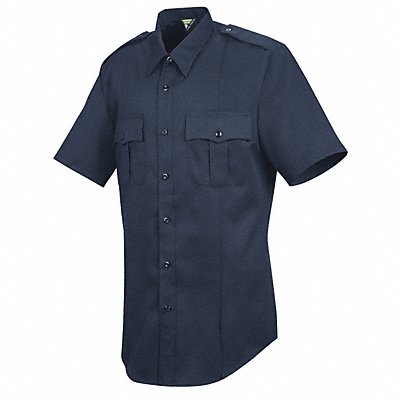 HORACE SMALL HS1208SS145 New Dimension Stretch Dress Shirt S Navy