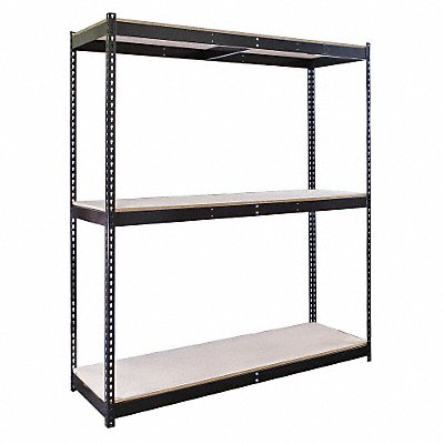 HALLOWELL DRHC6036843SPME Boltless Shelving 36x84x60in Strtr