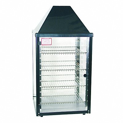 WISCO 00690252001BLK1 Heated Display Case 4 Shelf