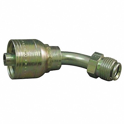 AEROQUIP 1AA4MFA4 Crimp Fitting 45deg 1/4 ID 7/16 MFlare