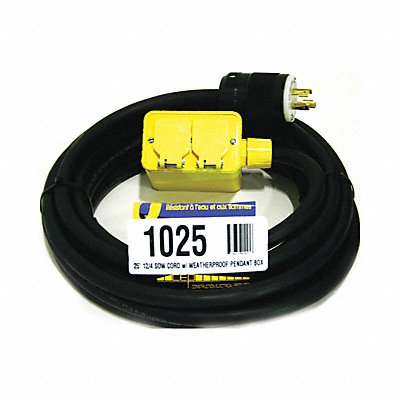 SOUTHWIRE LIV1025 Generator Cord w/Box 1 Box 25ft 20A