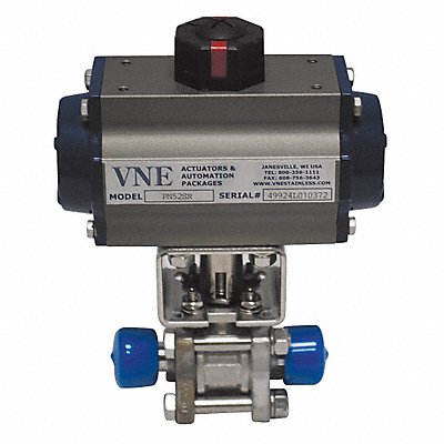 VNE 90C10C635SCXX Actuated Ball Valve 1 In 316 SS