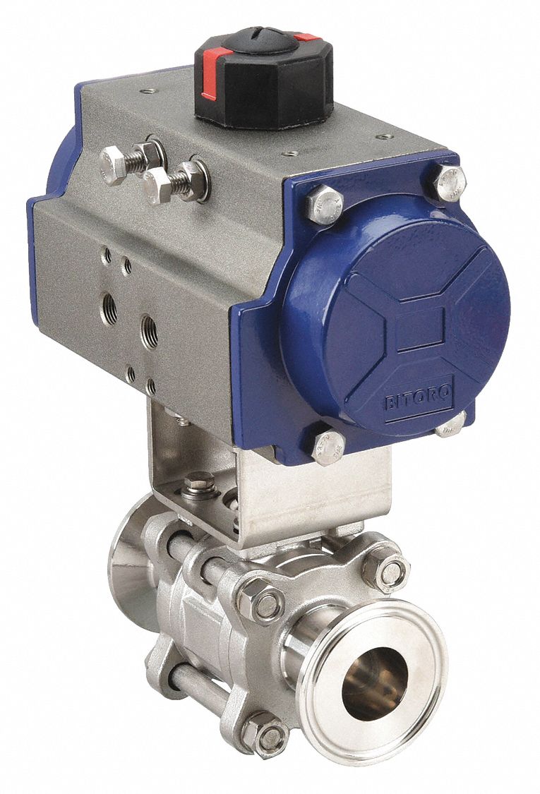 VNE 90C40C1615SCXX Pneumatic Ball Valve Pipe Size 4