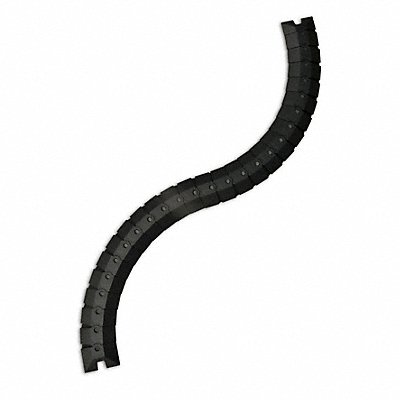 ULTRATECH 1802 Cable Protector Drop Over 1 Channel 3ft.