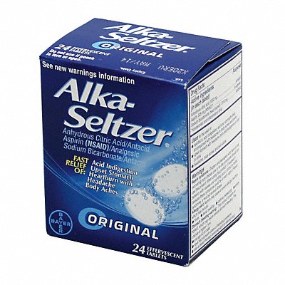 ALKA-SELTZER 4011 Antacids/Indigestion/Pain Relief PK24