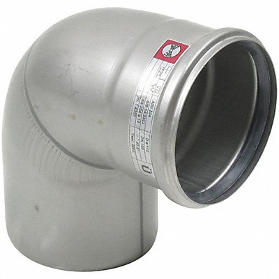 BLUCHER B290316 90 Elbow SS 2 in Socket x Push Fit