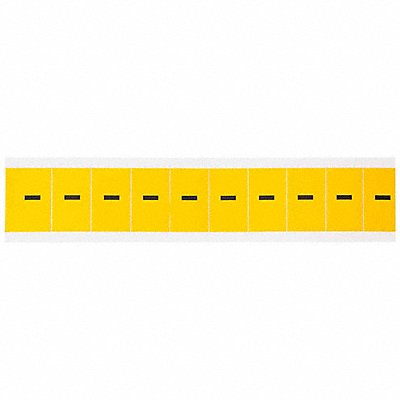BRADY 1530DSH Numbers And Letters Dash 1-1/2In H PK10