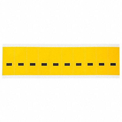 BRADY 1534DSH Numbers And Letters Dash 2-1/4In H PK10