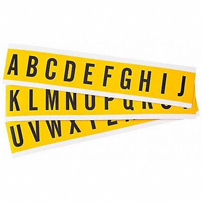 BRADY 1530LTRKIT Numbers And Letters Kit A Thru Z