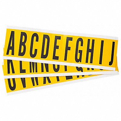 BRADY 1534LTRKIT Numbers And Letters Kit A Thru Z PK25