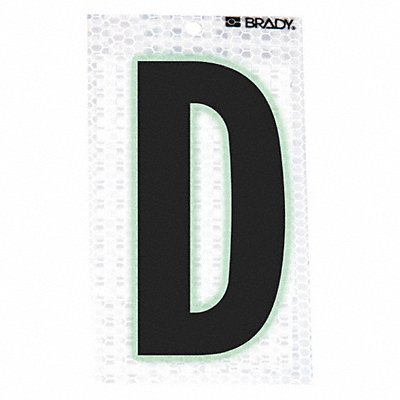 BRADY 3000D Ultra Reflective Letter D PK10