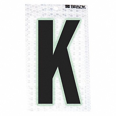 BRADY 3000K Ultra Reflective Letter K PK10