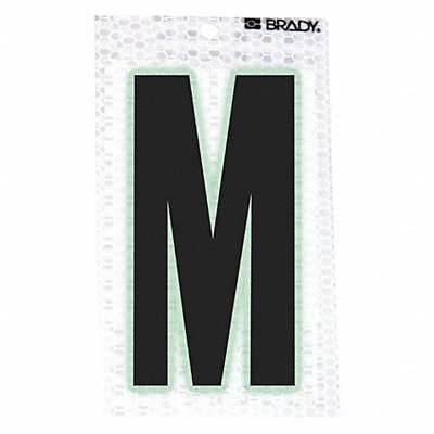 BRADY 3000M Ultra Reflective Letter M PK10