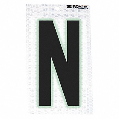 BRADY 3000N Ultra Reflective Letter N PK10