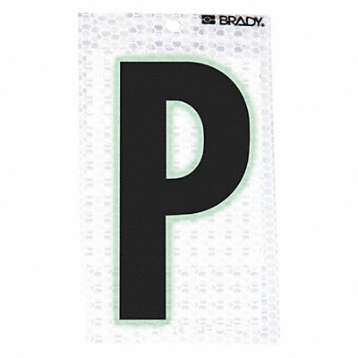 BRADY 3000P Ultra Reflective Letter P PK10