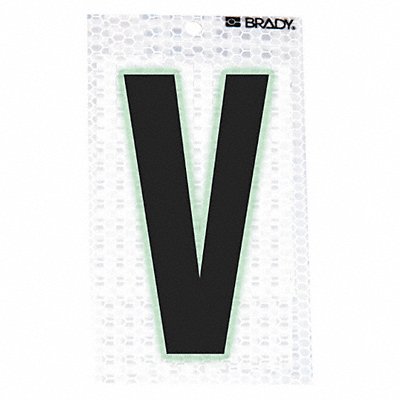 BRADY 3000V Ultra Reflective Letter V PK10