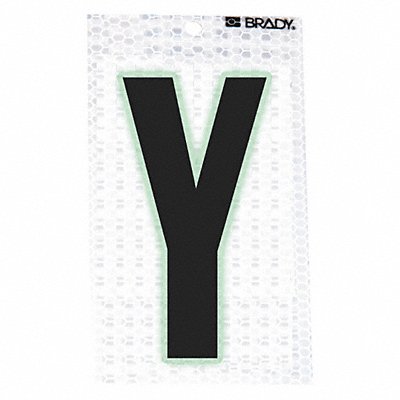 BRADY 3000Y Ultra Reflective Letter Y PK10
