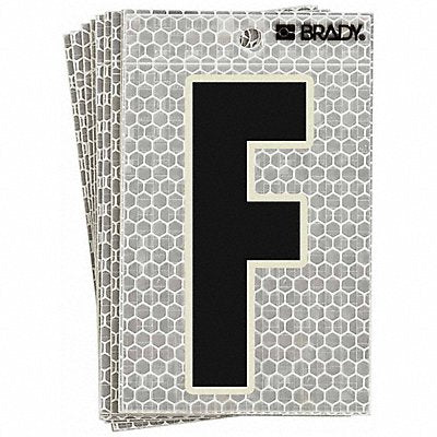 BRADY 3010F Ultra Reflective Letter F PK10